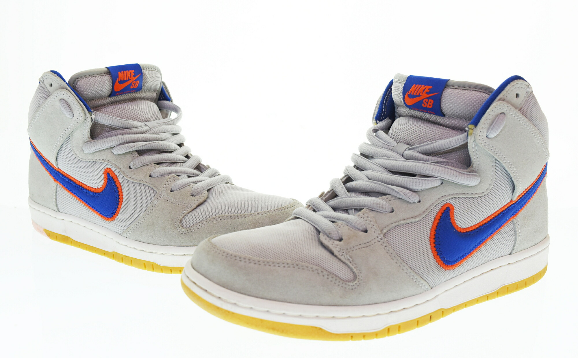 【中古】ナイキ NIKE SB DUNK HIGH PRM QS スケートボーディング ダンク ハイ プレミアム クラウドグレー DH7155-001 メンズ靴 スニーカー グレー 27.5cm 103S-1707｜ドンドンサガール