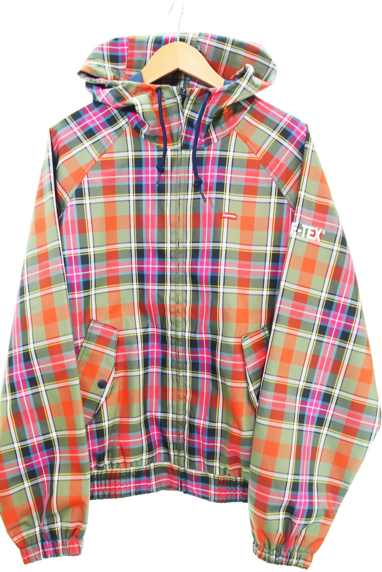 【中古】シュプリーム SUPREME GORE-TEX Hooded Harrington Jacket ゴアテックス フーデッド ハリントンジャケット ジャケット マルチカラー Lサイズ 103MT-4881|ドンドンサガール