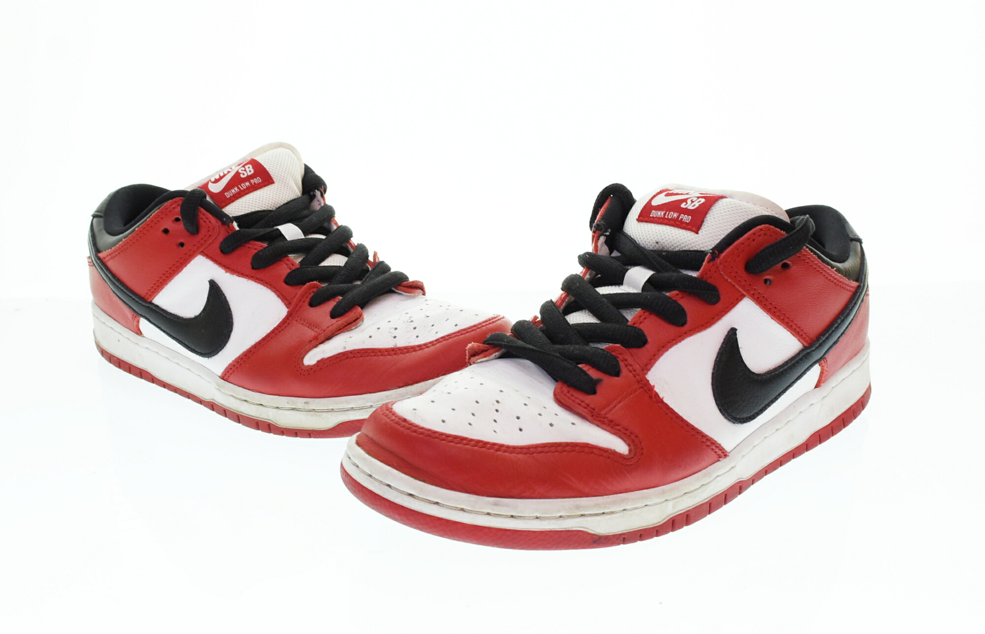 【中古】ナイキ NIKE SB Dunk Low Pro J Pack Chicago Varsity Red and White ジェーパック シカゴ バーシティ レッド ホワイト BQ6817-600 メンズ靴 スニーカー レッド 27.5cm 103S-1712｜ドンドンサガール