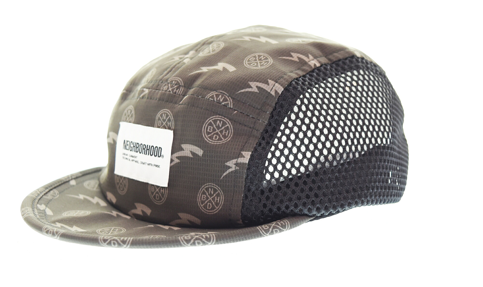 【中古】ネイバーフッド NEIGHBORHOOD NH X VELO SPICA . P.S.C キャップ 2323131N-HT01 帽子 メンズ帽子 キャップ ブラック フリーサイズ 103H-128｜ドンドンサガール