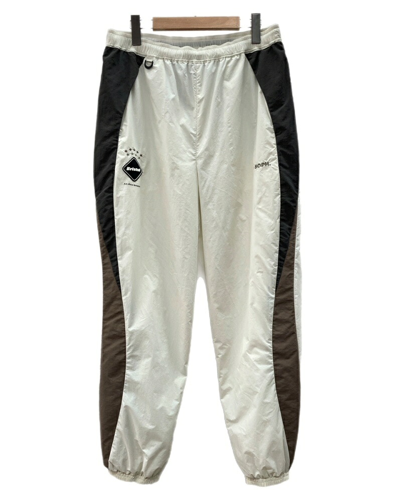 【中古】 エフシーレアルブリストル F.C.Real Bristol WARM-UP PANTS ウォームアップ パンツ サイドライン トラック ジャージ 裏メッシュ 白 ロゴ FCRB-252013 ボトムスその他 ホワイト Mサイズ 104MB-639｜ドンドンサガール 12,672円