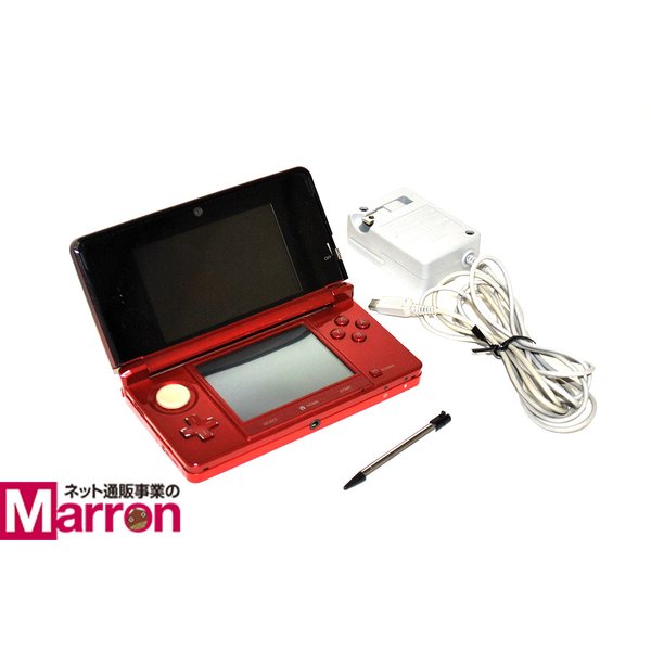 中古 3ds ニンテンドー3ds 本体 フレアレッド Acアダプタ付 レトロゲーム 買取マロン としている バンクシーが9日 Diasaonline Com