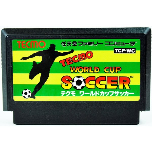 FC テクモ ワールドカップサッカー Aランク ソフトのみ ファミコン ソフト ☆日本の職人技☆