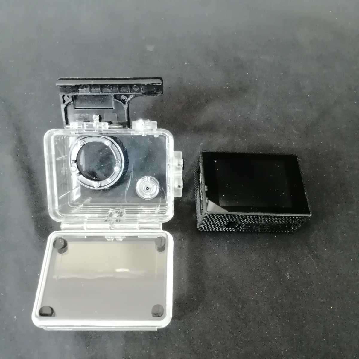 【中古】 Crosstour Action Camera CT8500 黒いこと 動き写真器 4K画質 無線LAN積み上げる 水深30m映画化 手ブレ手を加える 雨合羽防塵 耐衝撃 170度広角 SONY製CMOS検出器 大収容能力蓄電池 (BU22)