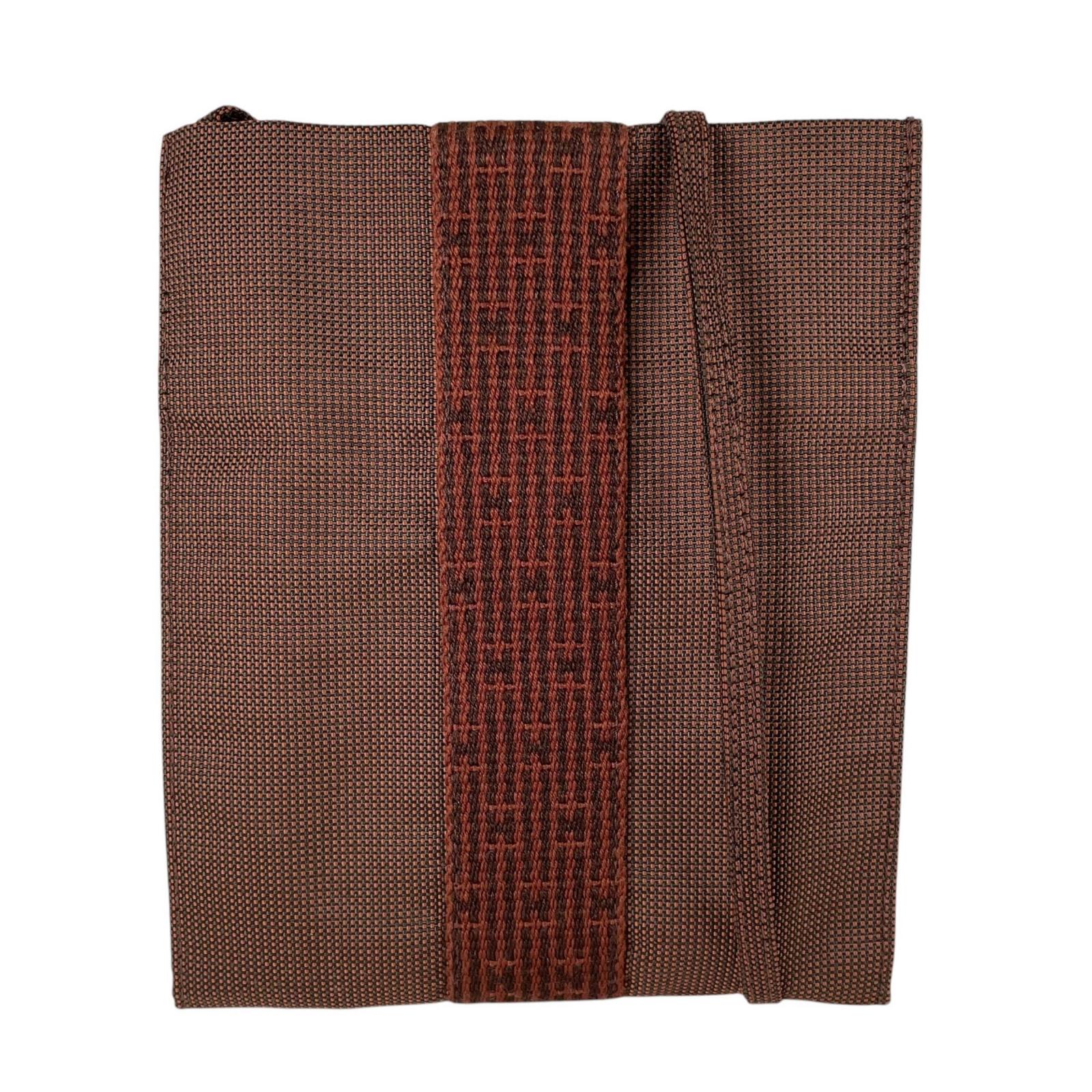 HERMES エルメス ポシェット エールラインポシェット エールライン 100967M ショルダーバッグ 斜めかけショルダー ポシェット キャンバス ブラウン VINTAGE ヴィンテージ【中古】 ユニセックス 送料無料｜買取道JJブランド専科　店