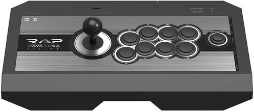 【訳あり】【送料無料】【中古】PS4 【PS4/PS3対応】リアルアーケードPro.Vサイレント隼 (静音) スティック コントローラー ホリ（箱説付き）