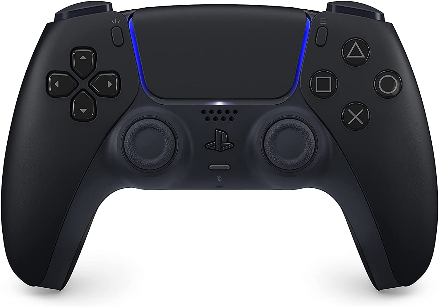 【送料無料】【中古】PS5 PlayStation 5 【純正品】DualSense ワイヤレスコントローラー ミッドナイト ブラック (CFI-ZCT1J01) （箱説付き）