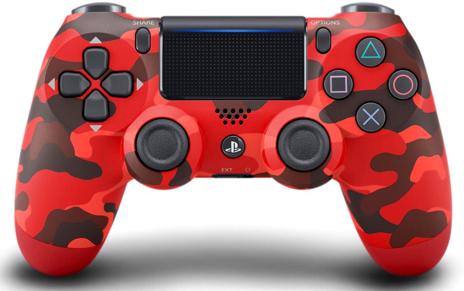 楽天市場 送料無料 中古 Ps4 Playstation 4 ワイヤレスコントローラー Dualshock 4 レッド カモフラージュ 買取ヒーローズ１号店