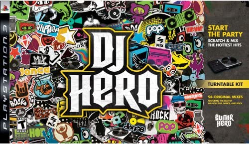 送料無料 中古 Ps3 プレイステーション Dj Hero Bundle With Turntable コントローラー ターンテーブル 北米版 輸入版 箱説付き Andapt Com