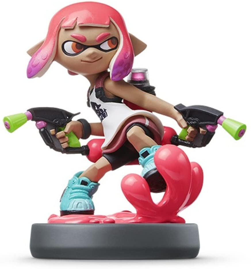 送料無料 新品 Wii U Amiibo ガール ネオンピンク スプラトゥーンシリーズ アミーボ 箱付き Bouncesociety Com