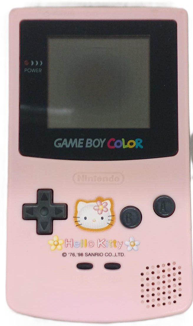 【送料無料】【中古】GB 任天堂 ゲームボーイカラー ハローキティ スペシャルボックス 本体のみ