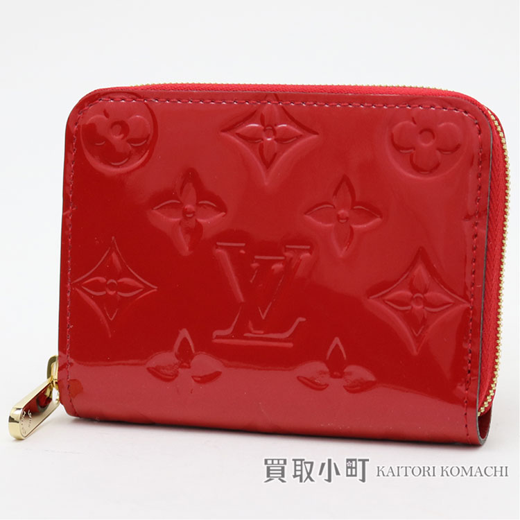KAITORIKOMACHI: Louis Vuitton M90202 ジッピーコインパースモノグラムヴェルニスリーズラウンドファスナーコインケースカードケース coin purse ...