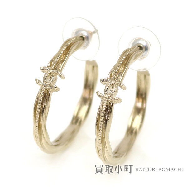 Kaitorikomachi Rakuten Global Market Chanel Here Mark Hoop Kaitorikomachi Rakuten Global Market Chanel Here Mark Hoop Pierced Earrings Gold Cc Costume Jewelry Accessories A85897 B15b