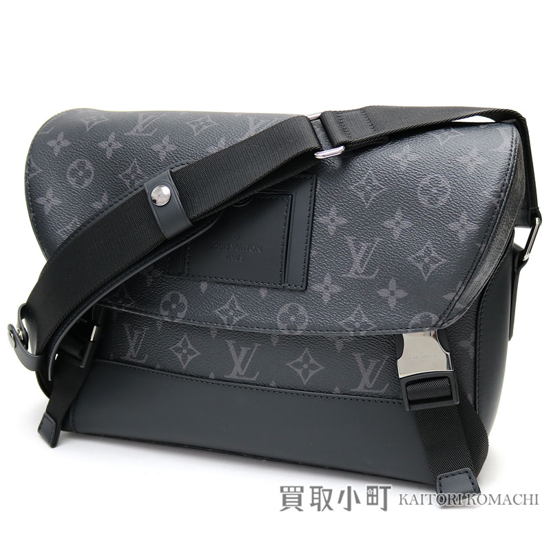 Kaitorikomachi Take A Louis Vuitton M40511 メッセンジャーヴォワヤー Take A Louis Vuitton M40511 メッセンジャーヴォワヤージュ Pm Monogram Eclipse Messenger Bag Men Shoulder Slant Lv Voyager