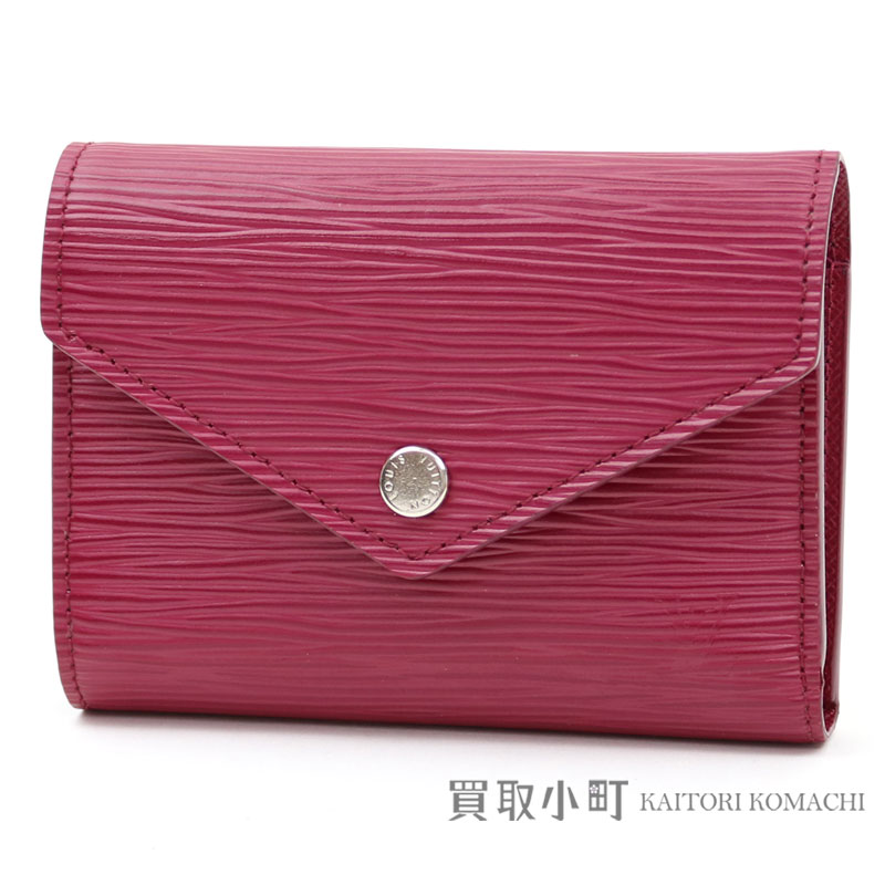 KAITORIKOMACHI: Louis Vuitton M62171 ポルトフォイユヴィクトリーヌエピフューシャ fold wallet compact wallet wallet LV ...