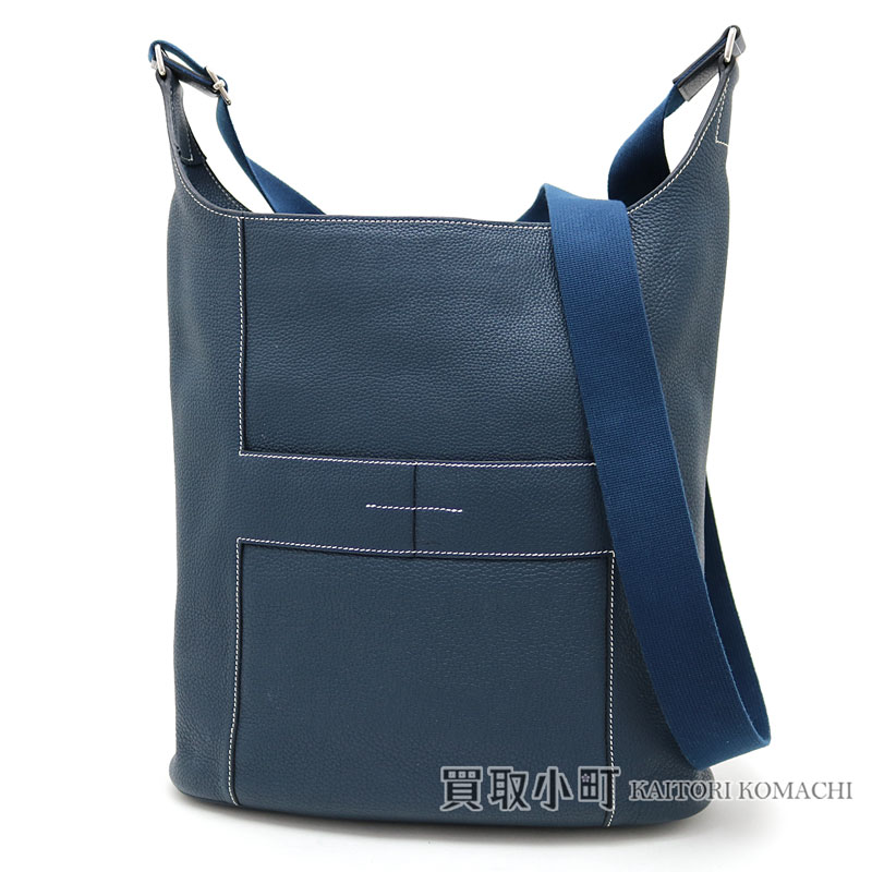 Take A Hermes Good News Gm Avian Yong Clement S Navy Blue Men Messenger Bag Shoulder Slant 056323ck Goodnews Taurillon