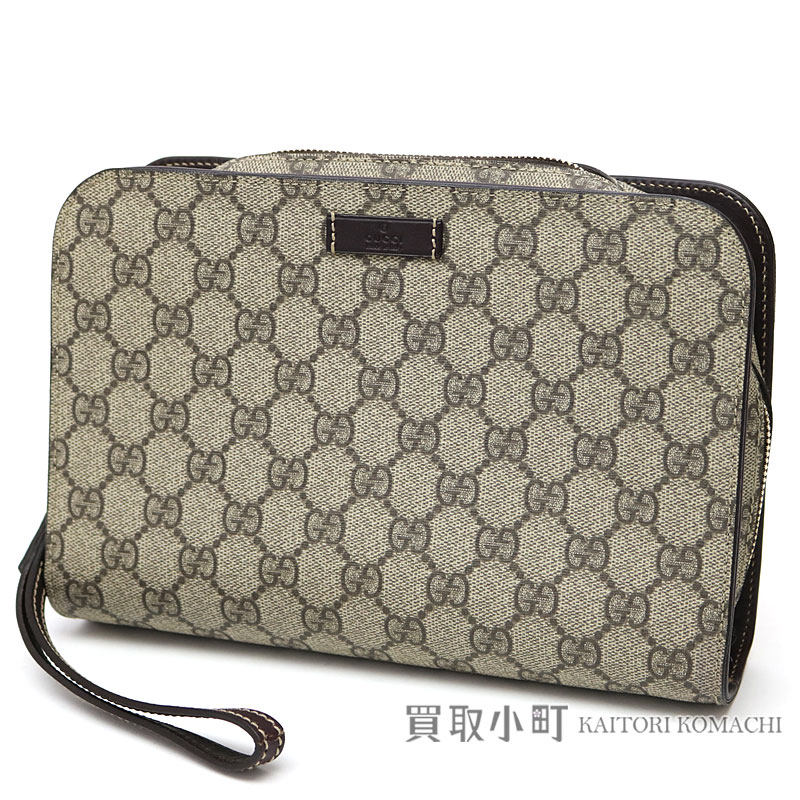 Kaitorikomachi 201755 Men Fcieg 9643 With List Of Gucci Gg Plus 201755 Men Fcieg 9643 With List Of Gucci Gg Plus Second Bag Beige X Dark Brown Handbags Let Leather Strap