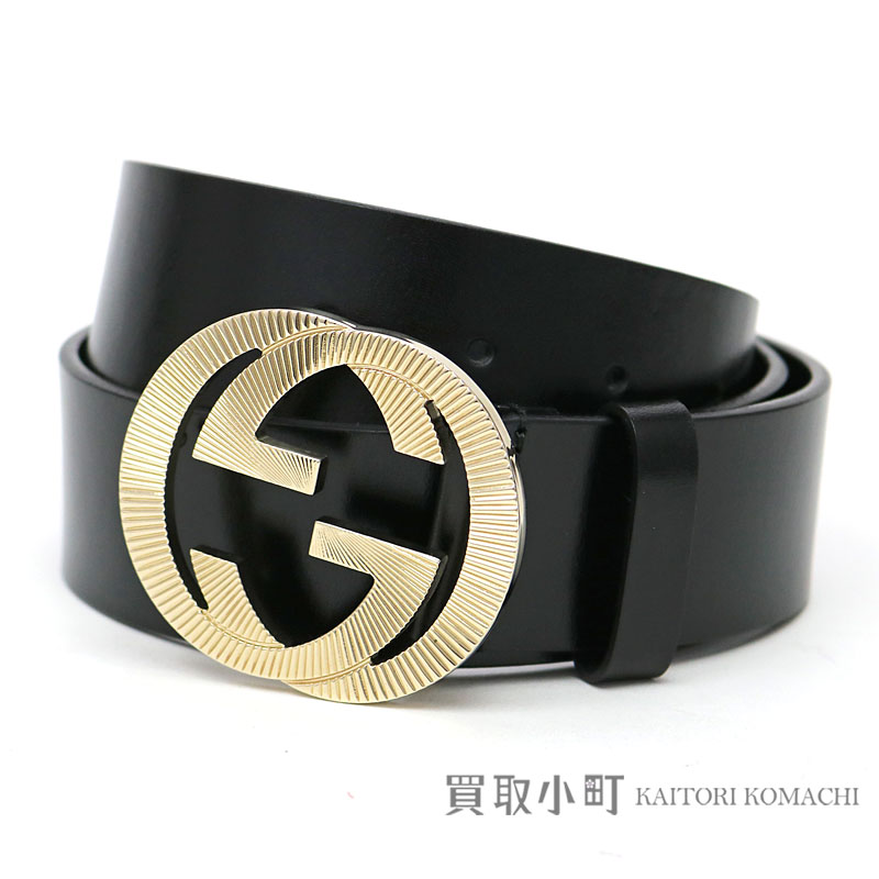 Gucci interlocking grip G buckle leather belt men black gold metal fittings GG double G 232849 BDV0G 1000 85 LEATHER BELT WITH INTERLOCKING G