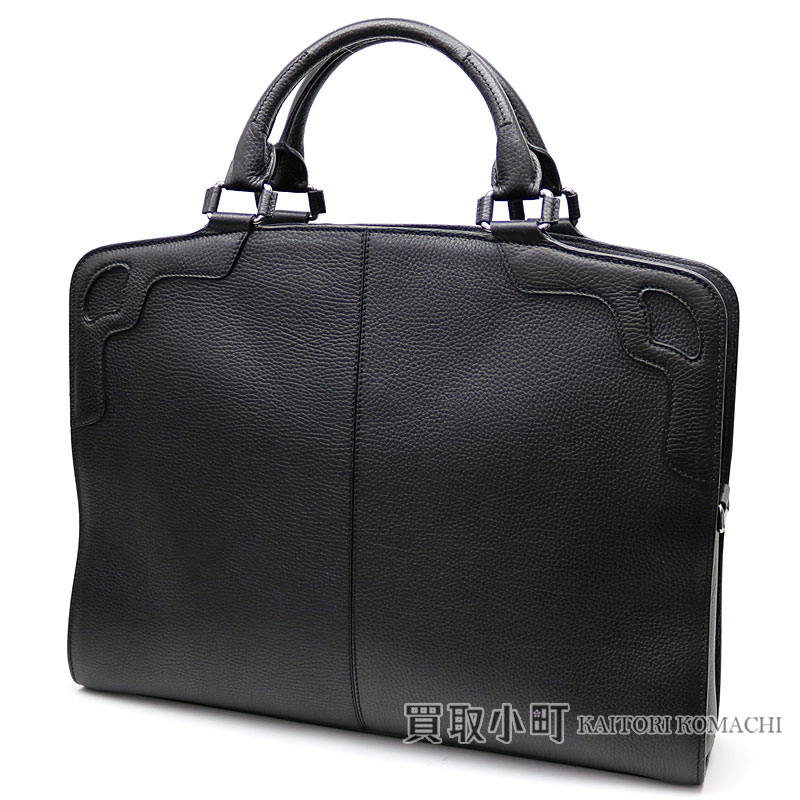 楽天市場 美品 カルティエ Cartier セリエ ドゥ カルティエ ブリーフケース エボニー カーフスキン 書類鞄 ビジネスバッグ メンズ L Serie De Cartier Briefcase Aランク 中古 買取小町
