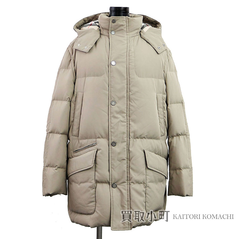 burberry long down coat