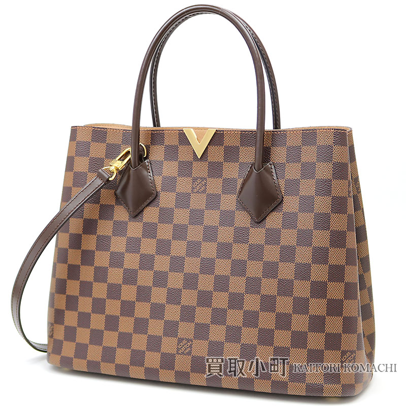 KAITORIKOMACHI: Louis Vuitton N41435 ケンジントンダミエトートバッグ 2WAY shoulder bag handbag LV KENSINGTON ...