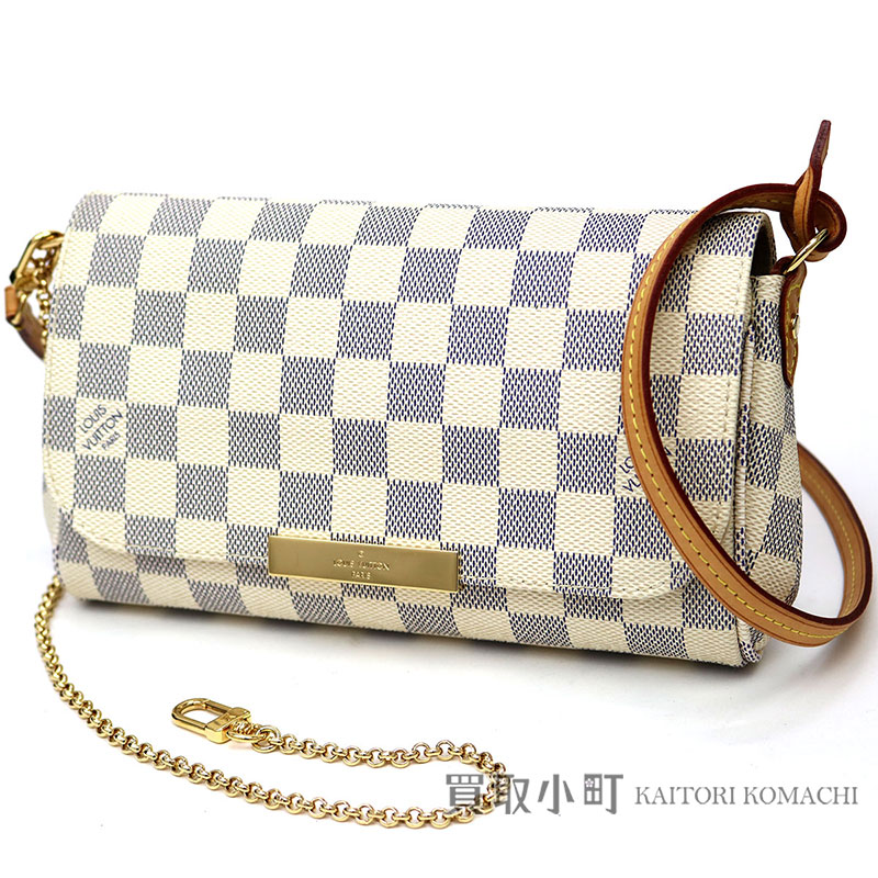 Take Louis Vuitton N41277 Feh Wart Ritt Pm ダミエアズール 2way Shoulder Bag Crossbody Pochette Slant Lv Favorite Damier Azur