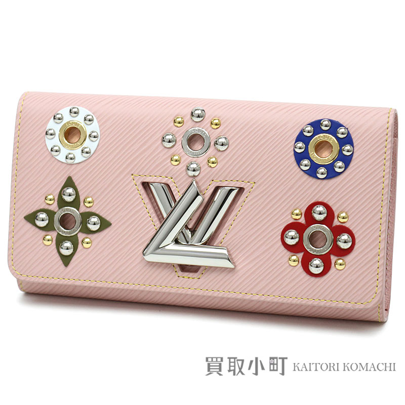 KAITORIKOMACHI: Head wallet flap wallet wallet studs LV TWIST WALLET EPI with Louis Vuitton ...