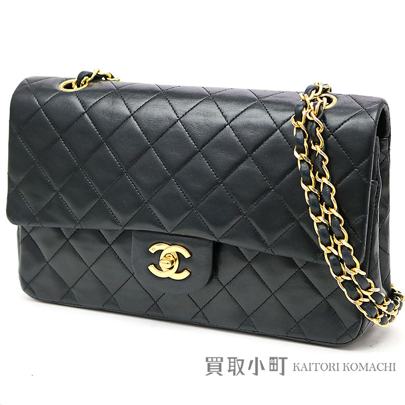 Beste KAITORIKOMACHI: Chanel matelasse 25 classic flap bag black VS-69