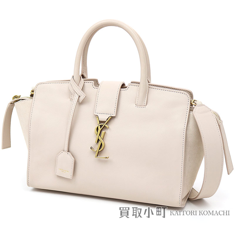 Saint Lau Monogram Downtown Hippopotamuses Baby Rose Calf Leather Suede Ysl Line 2way Shoulder 436834 Bj5xw 6951