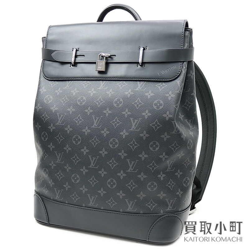 Louis Vuitton M44052 Steamer Backpack Monogram Eclipse Men Rucksack Day  Pack 2WAY Tote Bag LV STEAMER BACKPACK MONOGRAM ECLIPSE