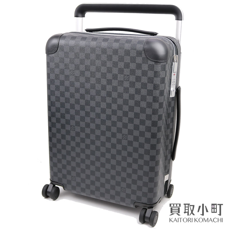 5 Off スーツケース キャリーバッグ Damier 55 Horizon Lv トラベル キャスター付き旅行バッグ スーツケース トローリー 4輪キャリーケース ダミエグラフィット ホライゾン55 N239 Vuitton Louis 新品同様 ルイヴィトン Graphite Luggages Saランク 美品