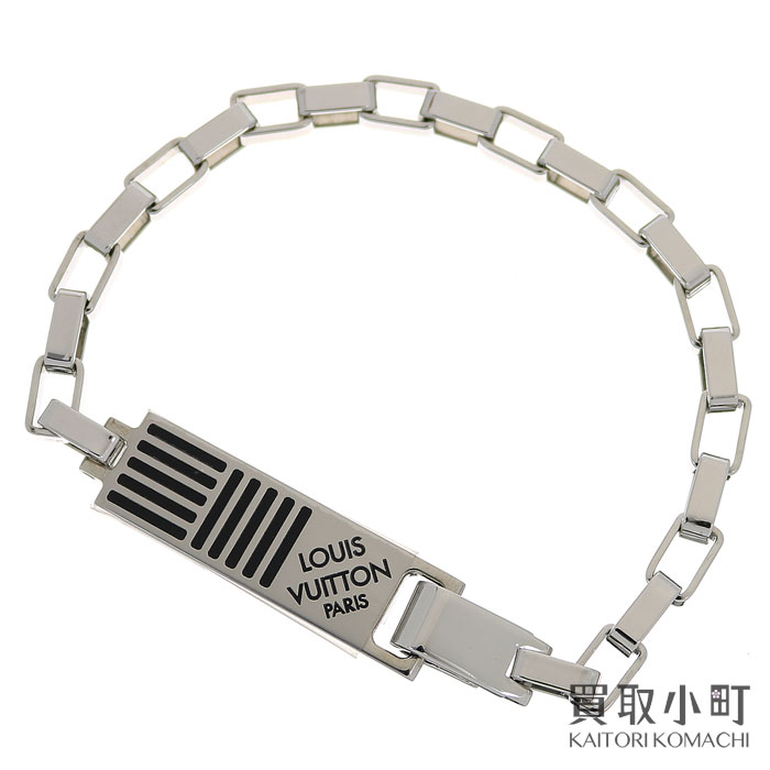 楽天市場 未使用品 ルイヴィトン Louis Vuitton M ダミエカラーズ チェーン ブレスレット メンズ アクセサリー アーカイブ Lv Damier Black Chain Bracelet Sランク 新品同様 中古 買取小町