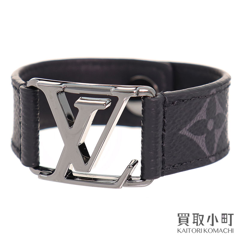 高い素材 ルイヴィトン Louis Vuitton M6295e ブラスレ ホッケンハイム モノグラムエクリプス Lvロゴ ブレスレット メンズ アクセサリー 19 Lv Hockenheim Bracelet Abランク 中古 楽天1位 Reltexir Com