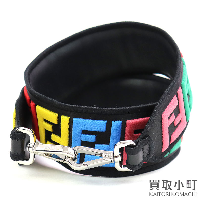 最大3万円offクーポン 10 1 美品 フェンディ Fendi ストラップユー ショルダーストラップ Ffロゴ エンブロイダリー マルチカラー シルバー金具 別売りロングショルダー 8av077 Shoulder Strap You Ff Logo Embroidery 中古 Simplycardsmag Com
