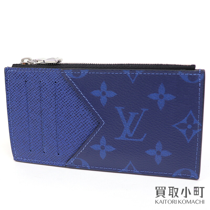 【楽天市場】【美品】ルイヴィトン 【LOUIS VUITTON】M30270 コインカードホルダー モノグラムコバルト タイガラマ コイン ...