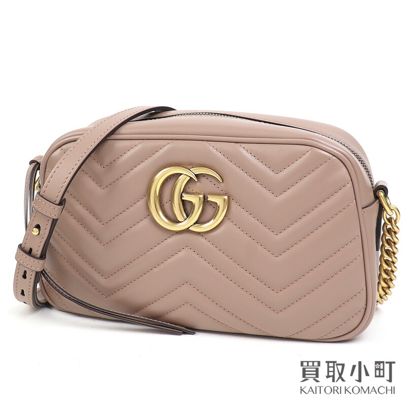 楽天市場】【美品】グッチ 【GUCCI】GGマーモント キルティング ミニ