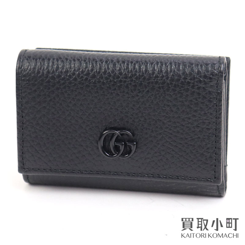 楽天市場】【美品】グッチ【GUCCI】ダブルG 三つ折りウォレット