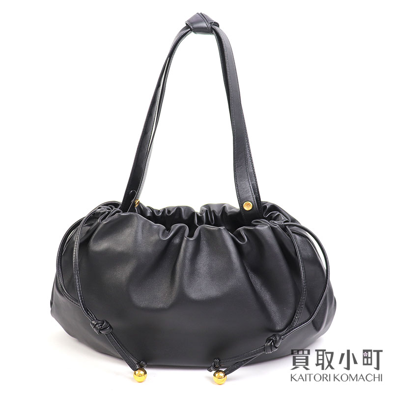 美品 ボッテガ ヴェネタ ハンドバッグ ダブルノット レザー 本革 保存袋付き BOTTEGA VENETA - ボッテガヴェネタ BOTTEGAVENETA ハンドバッグ