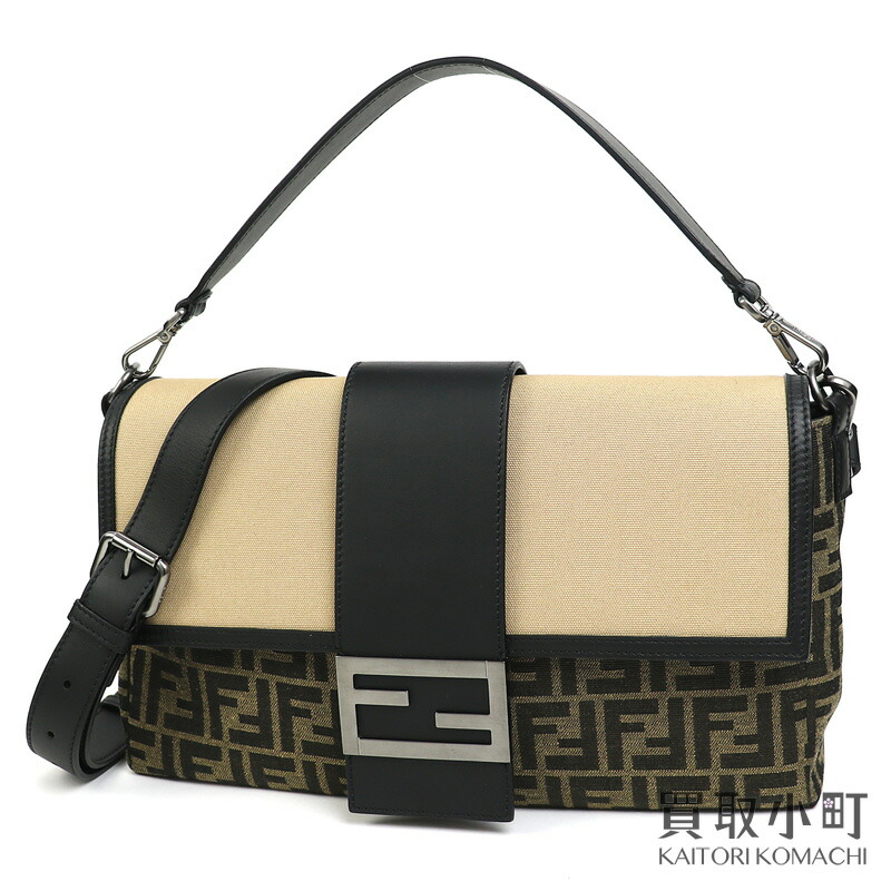 楽天市場】【美品】フェンディ 【FENDI】バゲット ファブリック