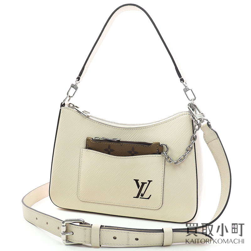 【最大限度3万円OFF引き換え証! 6/15～】【美品】ルイヴィトン【LOUIS VUITTON】M80688 マレル エピ 石英 ショルダーバッグ モノグラムリバース 車寄せ付き添い人 LV MAREL SHOULDER BAG【A価値づける】【中古】【中古】