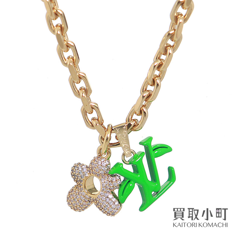 ✨極美品✨ルイヴィトン カーヴド LV ネックレス モノグラム ロゴチャーム 楽天市場】【美品】ルイヴィトン 【LOUIS VUITTON】M00331