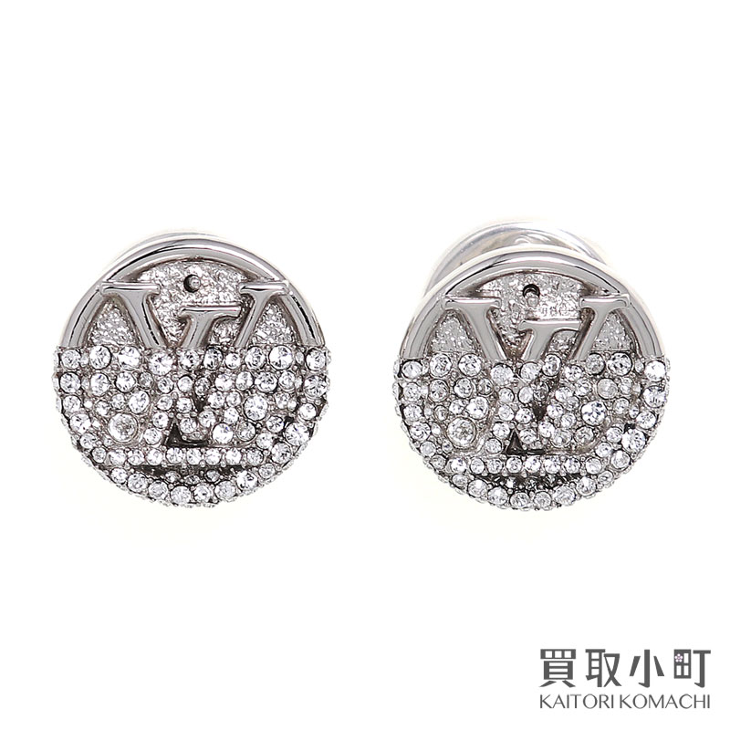 LOUIS VUITTON ブックル ドレイユ LV アイコニックストラスピアス Louis Vuitton すぐ届く ピアス・LV アイコニック ストラス 3色