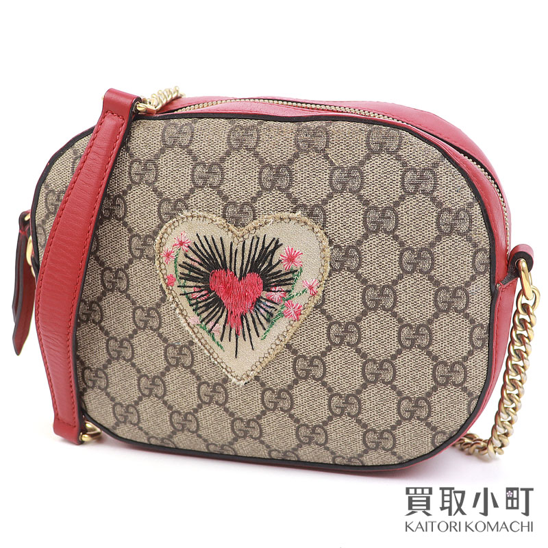 GUCCI グッチ ボストンバッグ GGスプリーム ハートモチーフ 楽天市場】グッチ 【GUCCI】 GGスプリーム キャンバス ハート