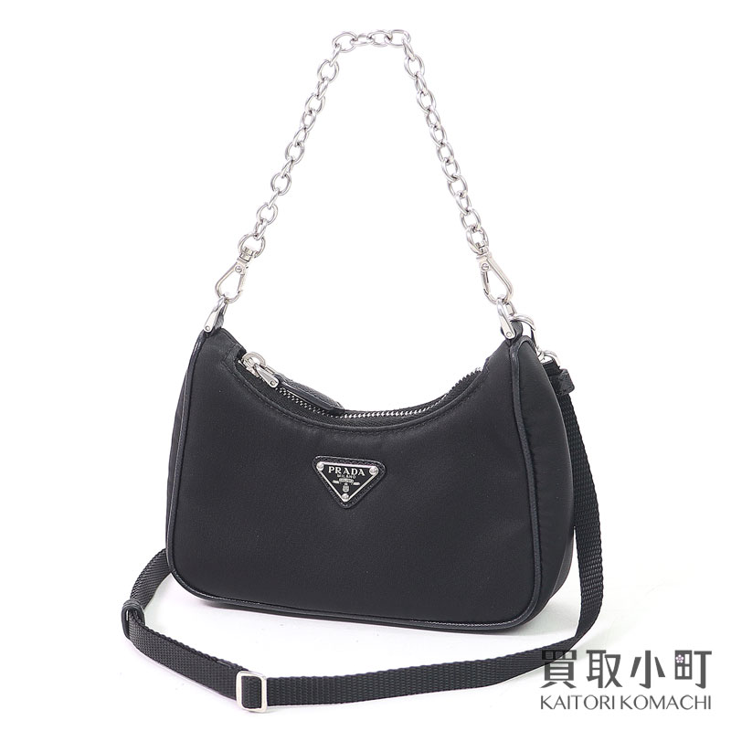 楽天市場】【PRADA】プラダ 三角ロゴプレート ナイロン サコッシュ