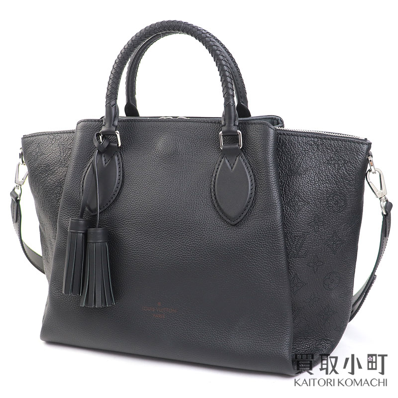 ☆鑑定済商品☆ルイ・ヴィトン（マヒナ）セレネPM 黒ノワールショルダー