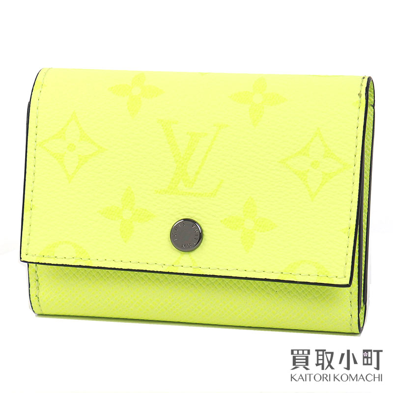 【新品同様】ルイヴィトン【LOUIS VUITTON】M14129 ヴィクターウォレット モノグラム タイガラマ レモン コンパクトウォレット 三つ折り財布 サイフ LV VICTOR WALLET 【SAランク】【中古】｜買取小町