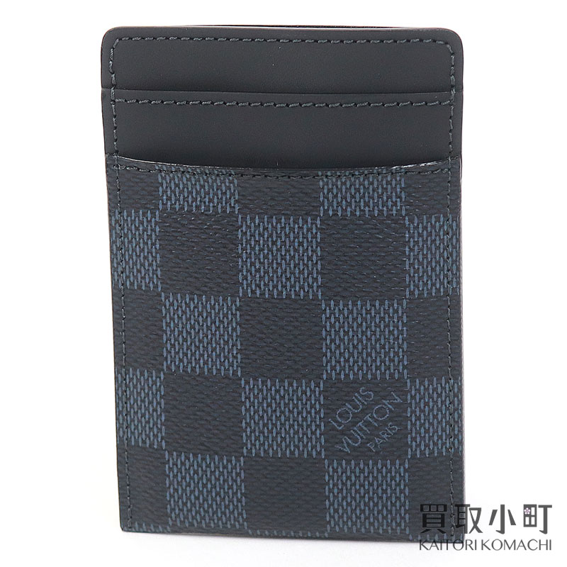 ルイヴィトン　マネークリップ　ポルトカルトパンス　美品 楽天市場】【財布】LOUIS VUITTON ルイ ヴィトン ダミエコバルト