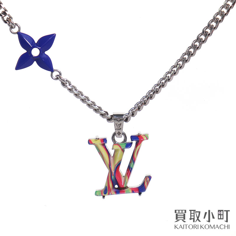 ルイヴィトン モノグラム カーヴド ロゴ ネックレス M00331 楽天市場】【美品】ルイヴィトン 【LOUIS VUITTON】M00331