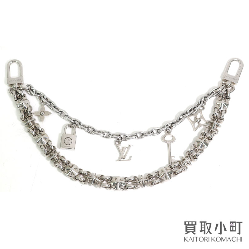 ！美品！　ルイヴィトン　シルバー　チェーン　チャーム 楽天市場】【美品】ルイヴィトン【LOUIS VUITTON】M01468