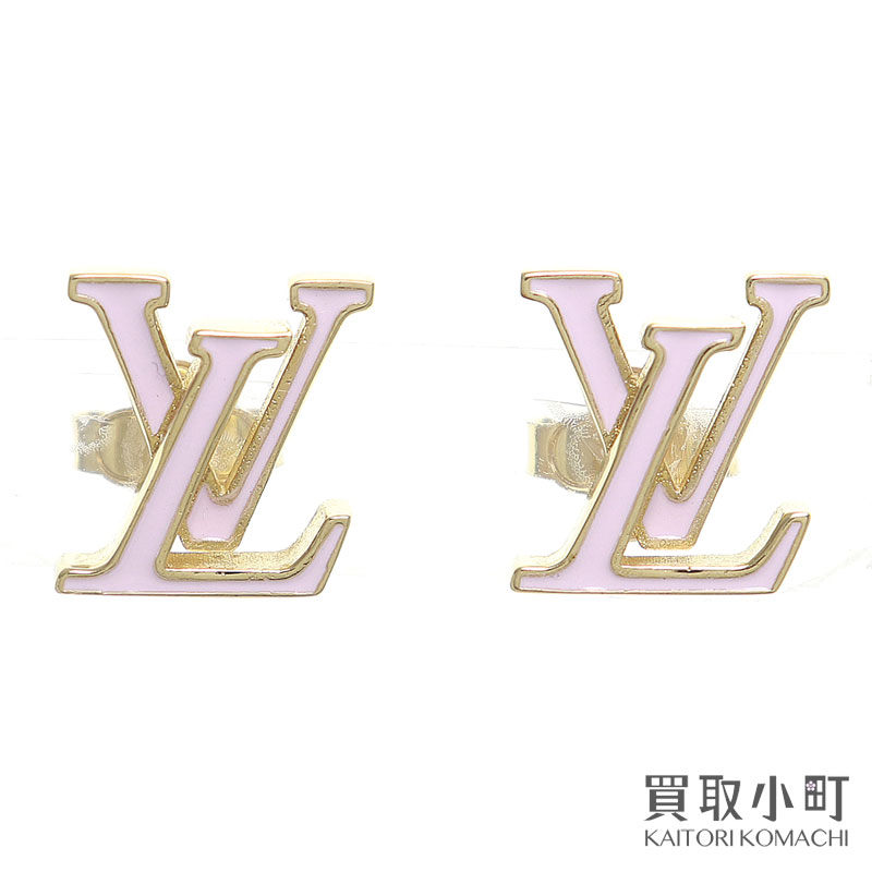 ルイヴィトン ロゴマニア M68076 ピアス レディース 全長6cm LV ルイヴィトン ロゴマニア M68076 ピアス レディース 全長6cm LV